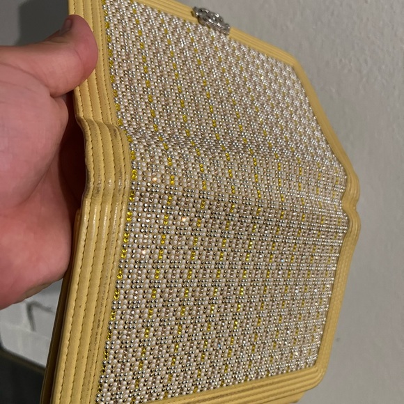 CHANEL RARE Crystal Boy Wallet on Chain (yellow) - Picture 9 of 17
